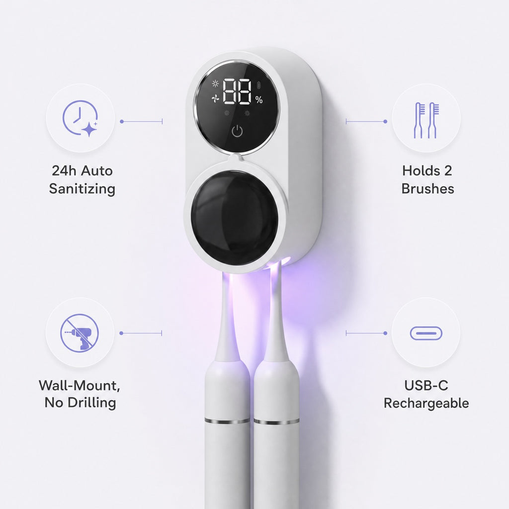 Smart UV Toothbrush Sterilizer